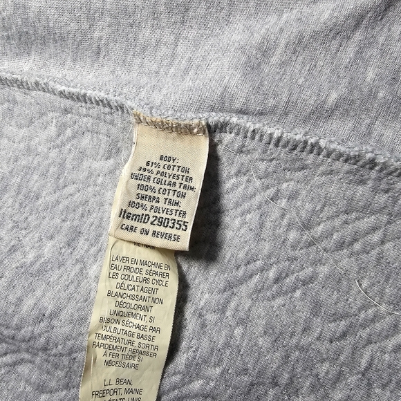 L.L. Bean Cream Sherpa Jacket - Picture 10 of 10